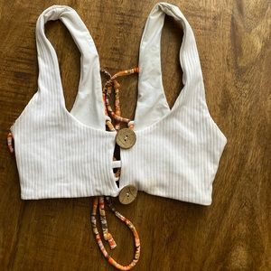 Poems Swim White BikiniTop